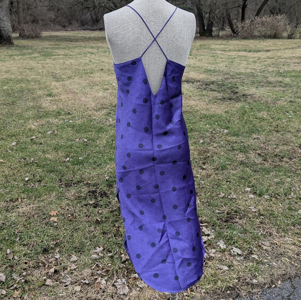 Vintage 90s Body Drama Polkadot Slip Dress - Picture 6 of 8
